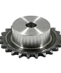 Heavy Duty 04C Belt Table Sprocket With 60 Teeth Made From Tough 45# Steel, 14mm bore for industrial drive machines.