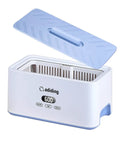 Ultrasonic Jewelry Cleaner 1000mL Deep Clean, 45kHz Sonic Cleaner With 5 Modes And Degassing, open lid view, blue color