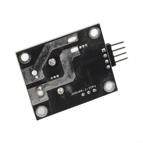 Built Tough Hall Effect Current Sensor Module Packing 100A Overcurrent Protection With Adjustable 3A Steps shown from top angle, circuit board design.