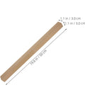 Heavy Duty Cardboard Wall Corner Protectors L Shaped Edge Guards For Shipping And Moving 20 Pack 0.15 Inch Thick with dimensions