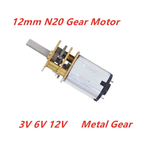 Hella Smooth Running 3V 6V 12V Micro Metal Gear Motor With Speed Reducer and High Torque Compact Design for Smart Lock Drive Systems and Industrial Projects
