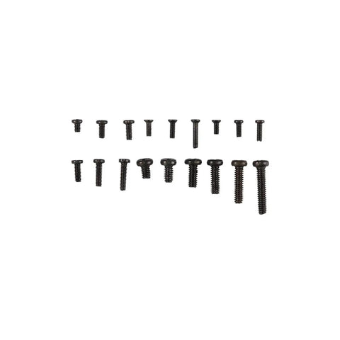 Mini Screw And Nut Repair Kit For Laptops Phones Glasses And Small Gadgets Assorted Tiny Screws And Matching Mini Nuts With Smooth Threads For Stable Install Compact Storage Box For Easy Sorting Ideal For Daily DIY Maintenance. Assorted black screws