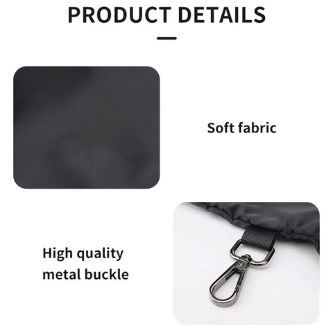 Water Repellent Drone Storage Bag For DJI Mavic 4 Pro Mavic 3 Pro And RC Pro 2 Remote Controller with soft fabric and metal buckle