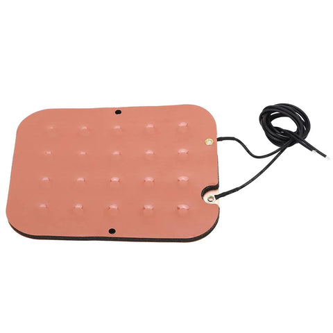 Seat Belt Warning Sensor Pad 50V Thin Film Pressure Sensor for Cars, High Accuracy ABS Force Sensor, Auto Interior Belt Reminder Pad with Single Resistor Design for Reliable Passenger Safety; brown wired pad