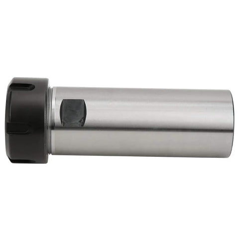 Premium C40ER32M100L Straight Shank Chuck Holder for CNC Milling with 0.01mm Ultra Precision And 40CR Steel Build, viewed side