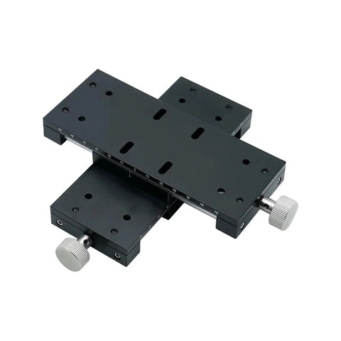 40mm And 60mm XY Axis Manual Motion Stage Cross Sliding Table With Stainless Steel Construction And Triangular Lead Screw