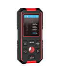 Total Slamdunk 3 In 1 Stud Finder Wall Scanner Pairs Laser Distance Measuring with detailed LCD display for measurements.