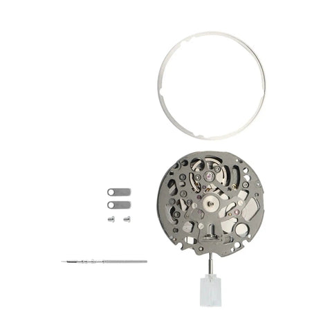 Mechanical Movement Watch Repair Kit For Automatic Timepieces NH72 Movt Replacement Kit High Precision Spare Parts Toolkit pieces displayed.