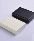 Desktop Instrument Box Enclosure Made From Tough ABS Plastic For DIY Electronics Control Panels DIY Friendly Junction Box 77 X 111.5 X 25.5 mm White and Black