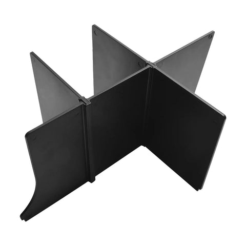 Honda Center Console Dividers For Pilot, Ridgeline And Passport 2016-2023 Easy Install Kit showcasing black dividers