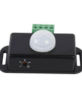 Motion Sensor Light Switch For Indoor Use Auto On Off DC 12V 24V Motion Activated Controller For LED Light Strips Smooth Flicker Free Output Infrared Detection black sensor module with dome lens and terminal block