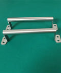 Stainless Steel Gate Handle 22 cm Long 2 Pack Barn Door Pull Hardware, durable and weather resistant, for outdoor and indoor use.
