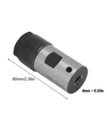ER20 Collet Block And Spindle Extension Rod Adapter For CNC Milling Lathe Engraving Tools with dimensions of 60mm and 8mm.