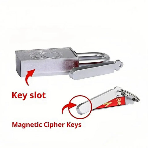 Hardcore Magnetic Padlock No Sweat Keyless Design 30mm Outdoor Weatherproof Lock Waterproof Rust Resistant Anti Pry Combo Lock For Gates Sheds Toolboxes And Storage