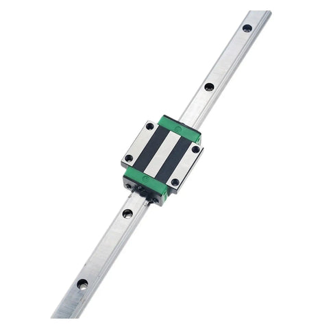 Premium Aluminum Linear Motion Guide Rail System Featuring GW15CC Slide Blocks And HGR15 Square Shaft Tracks For Milling Machines And Diy Cnc Builds Runs Crisp And Glides Like Butter with slide block on guide rail.