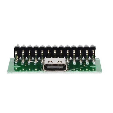 High Speed USB Three Point One Type C Test Board With Pcb Test Socket And Two Point Five Four Millimeter Pitch Header Front View