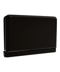 Oil Rubbed Bronze Glass Door Pivot Hinge, Top Or Bottom Mount, Brass Construction, side view