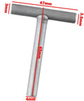 Heavy Duty T Handle Valve Adjusting Wrench With 3Mm 3.5Mm 4Mm Square Drive Socket dimensions 3mm, 3.5mm, 4mm for motorcycle engine tuning.