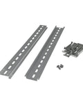350mm DIN Rails With SSR Mounting Panel Enclosure For 3D Printer Frame Components, Integrated SSR Mount For Easy Component Securing And Cable Management, Rigid Stand For A Stable Printer Build, metal rail set with screws