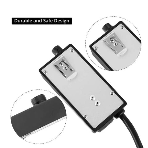 Heavy Duty Router Speed Controller With Sturdy Metal Rear Housing Adjusts Rpm Without Dropping Torque Electronic Feedback close-up of rotary dial and connections