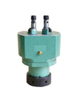 Dual Spindle CNC Drill Head For Metalworking, 2-Head Multi Spindle System With Precision 1:1 Speed Ratio, front view