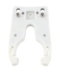 Super Secure ISO30 Tool Holder Claw Clamp For CNC ATC Machines, 10cm L, made of wear-resistant white material, for precise tool holding.