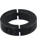 Solid Steel Two Piece Shaft Collar Clamp Ring Black Oxide Finish 40mm Fits Workshop Machinery Tight Grip Keeps Surfaces Mint Clean