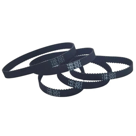 Beefed Up 6mm Timing Belt Set For 138 To 182 Series Includes 2GT Pitch Drive Belts Quiet Operation Wear Resistant Flexible And Long