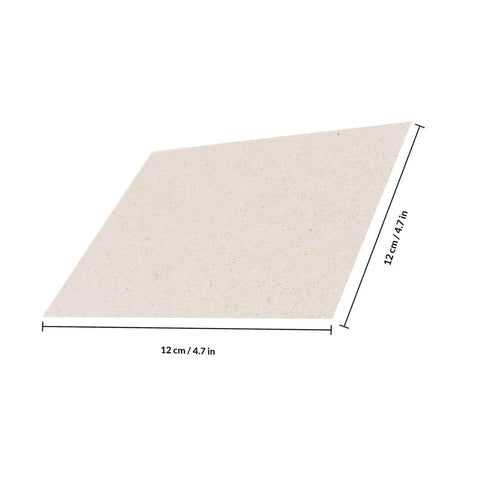 Heat Resistant Mica Sheets For Microwave Ovens Cuttable 12x12 Cm Waveguide Plates 10 Pack Insulation Mica Panels Easy To Cut