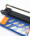 Pro Grade Lathe Tool Part Kit With MGMN200 G PC9030 NC3020 Inserts And 2525 2 CNC Lathe Tool Holder Boring Bar for precision turning.