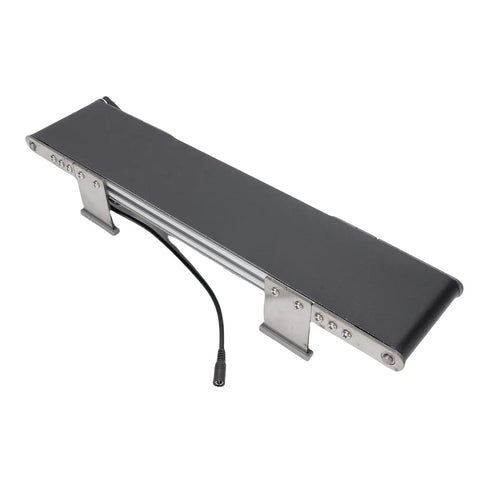 Electric Desktop Conveyor Belt Tabletop Workhorse With Adjustable Speed Controller Slick Build Custom Pace Zero Fuss Setup Rock Solid Construction Quick Hookup Perfect For Factories Small Shops And Busy Production Floors