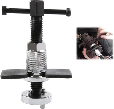 Disc Brake Caliper Piston Rewind Tool DIY Friendly Wind Back Tool Set For Left And Right Hand Threaded Calipers, shown close-up