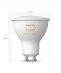 Smart 60W Equivalent GU10 LED Bulbs 2 Pack White Ambiance From Warm To Cool For Indoor Lighting With App Control