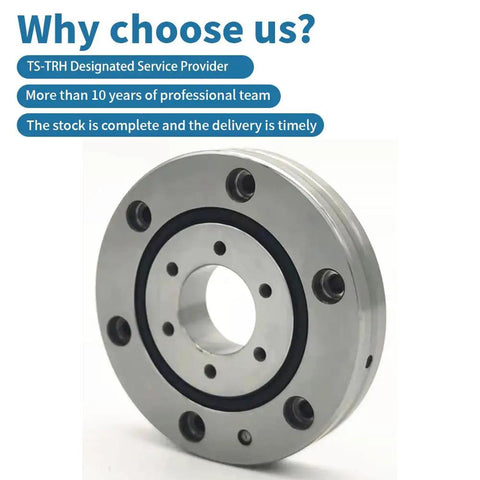 XUR2012UUCC0 Cross Roller Bearing Slewing Ring For Robotic Arms, 70mm diameter, steel, for robotic joints and turntables.
