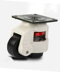 Heavy Duty 500kg Single Wheel Leveling Casters Beefy Four Pack for Workbenches and Industrial Equipment Easily Move and Level Heavy Gear With Adjustable Height Transport Wheels, aluminum alloy body, nylon wheel