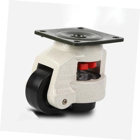 Heavy Duty 500kg Single Wheel Leveling Casters Beefy Four Pack for Workbenches and Industrial Equipment Easily Move and Level Heavy Gear With Adjustable Height Transport Wheels, aluminum alloy body, nylon wheel