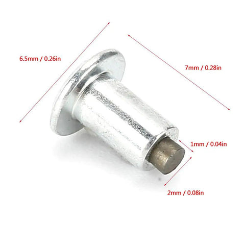Kickass 6.5Mm Tire Stud Screws For Cars Motorcycles Atv Utv Solid Tungsten Steel showing 6.5mm size and design for winter traction.