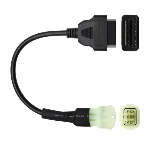 OBD2 OBDII 6 Pin 16 Pin Diagnostic Adapter Cable For KTM Motorcycles Plug And Play Connector Lead close-up image