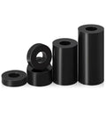 400 Piece Dope Nylon Spacers Set For M3 Hardware Black And White ABS Nylon Non Threaded Round Spacers Hollow Standoff Washers Insulating Columns Vibration Dampening Boxed Kit For DIY Projects, black nylon spacers
