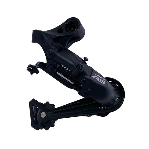 Rear Derailleur For 9 Speed Mountain Bikes, Direct Mount Or Hanger Mount, Shimano And SRAM Compatible, side view angle