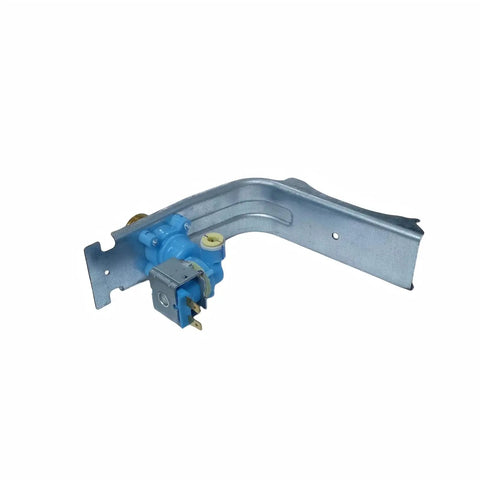 Easy Install Replacement Dryer Water Inlet Solenoid Valve For 120V Clothes Dryers, Garden Hose Inlet, One Quarter Inch Push On Outlet, 60Hz 5W, Replaces W10595507 W11245113 AP6334122 PS12578917 blue valve with metal bracket