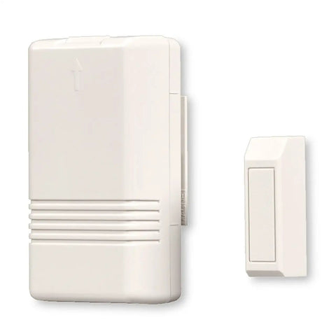 5816WMWH White Door Window Sensor With Magnet, Wireless Transmitter For Home Security Systems shown in full view