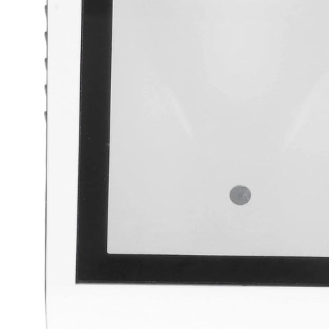 Close-up of Desktop Barcode Scanner With Fast Identification White USB Wired QR Code Reader, detail of scanning surface.