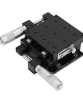 XY Linear Stage 80x80x40mm With Pro Grade Micrometer Manual Precision Translation Cross Roller Bearing Sliding Table For Precise Positioning