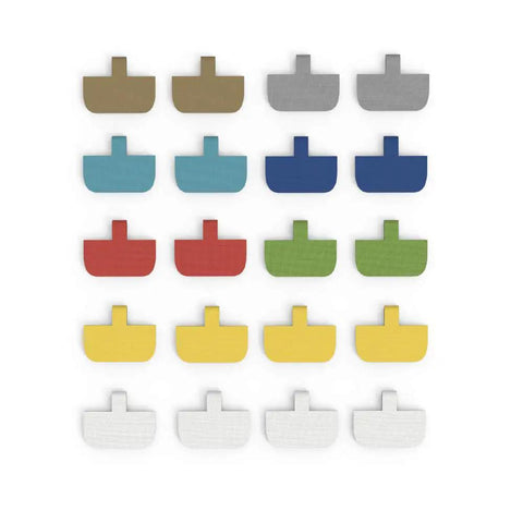 Multi-color Large Write On Cable Labels Set For Home And Office, Cord Labels, Wire Tags, Cable Tags, 20 pcs, no sticky residue