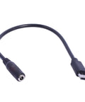 Beast Mode USB C Extension Cable For Rapid Charge Plus Steady Data Flow Fits Phones Tablets Headphones Controllers Hella Durable Braided Mesh Plug In Ready Daily Driver showing Type C male to 3.5x1.35mm female connector.
