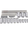22 Piece HSS Keyway Broach Set For Lathe Industrial Broaching Tools Metric Sizes B4mm B5mm C6mm C8mm Heavy Duty Cutting Bits