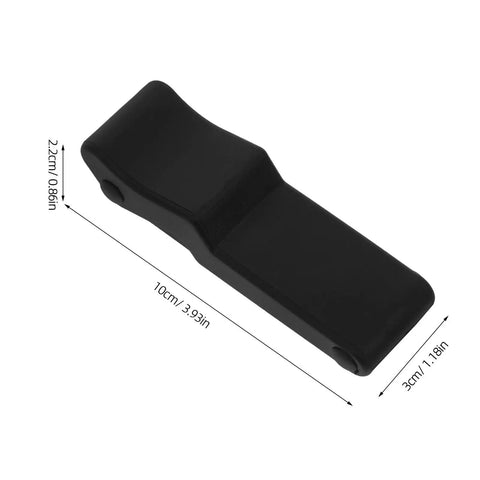 Two Pack Multifunctional Portable Draw Latch Cabinet Hardware With Stainless Steel And Black Plastic For Front Storage Rack