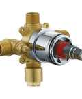 Rough-In Pressure Balanced Shower Valve Model 524744 Offers Consistent Hot And Cold Temperature Control For Smooth Showers