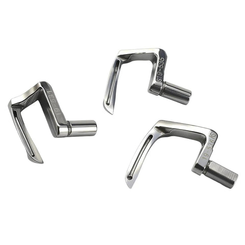 Go-To Looper Kit 19-531, 19-535, 19-536 For Kansai Special DLR-1503 Coverstitch Machines Quarter Inch Gauge Replacement Parts silver
